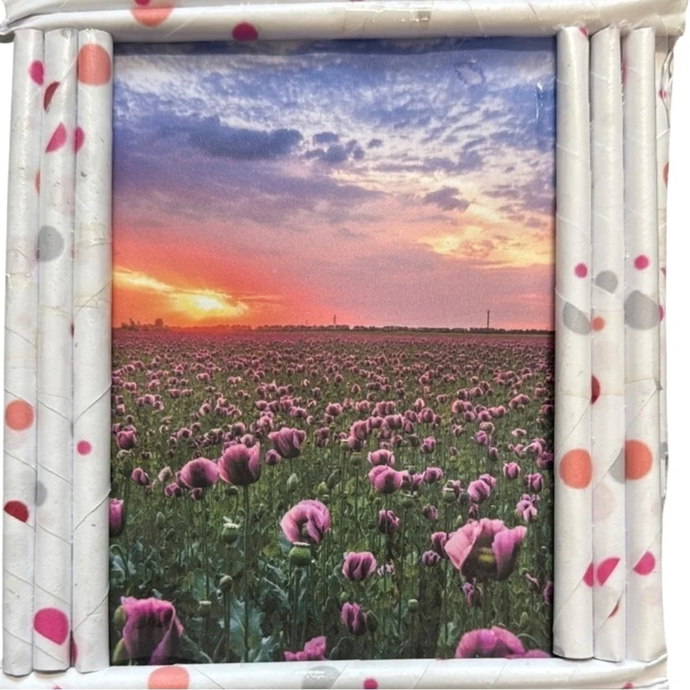 Handmade Spring Photo With Attached Frame
